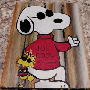 Joe Cool Snoopy and Woodstock Wall Art